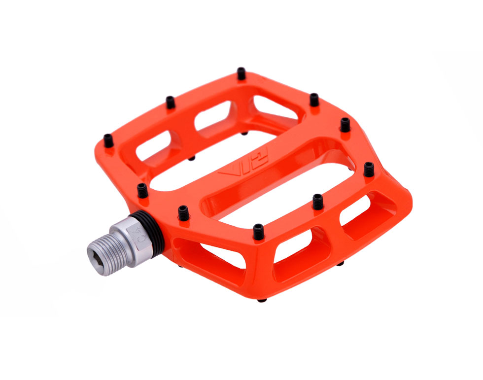 mountain bike pedals orange