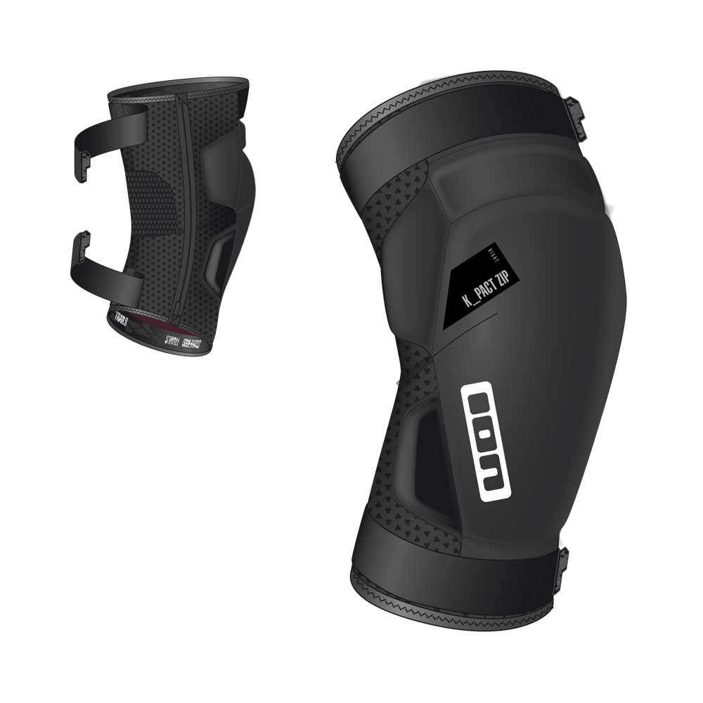 ION K-Pact Zip - Knee Guards | eBay