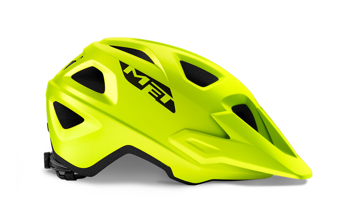 MET Echo - MTB Cycling Helmet - Lime Green / Matt | eBay