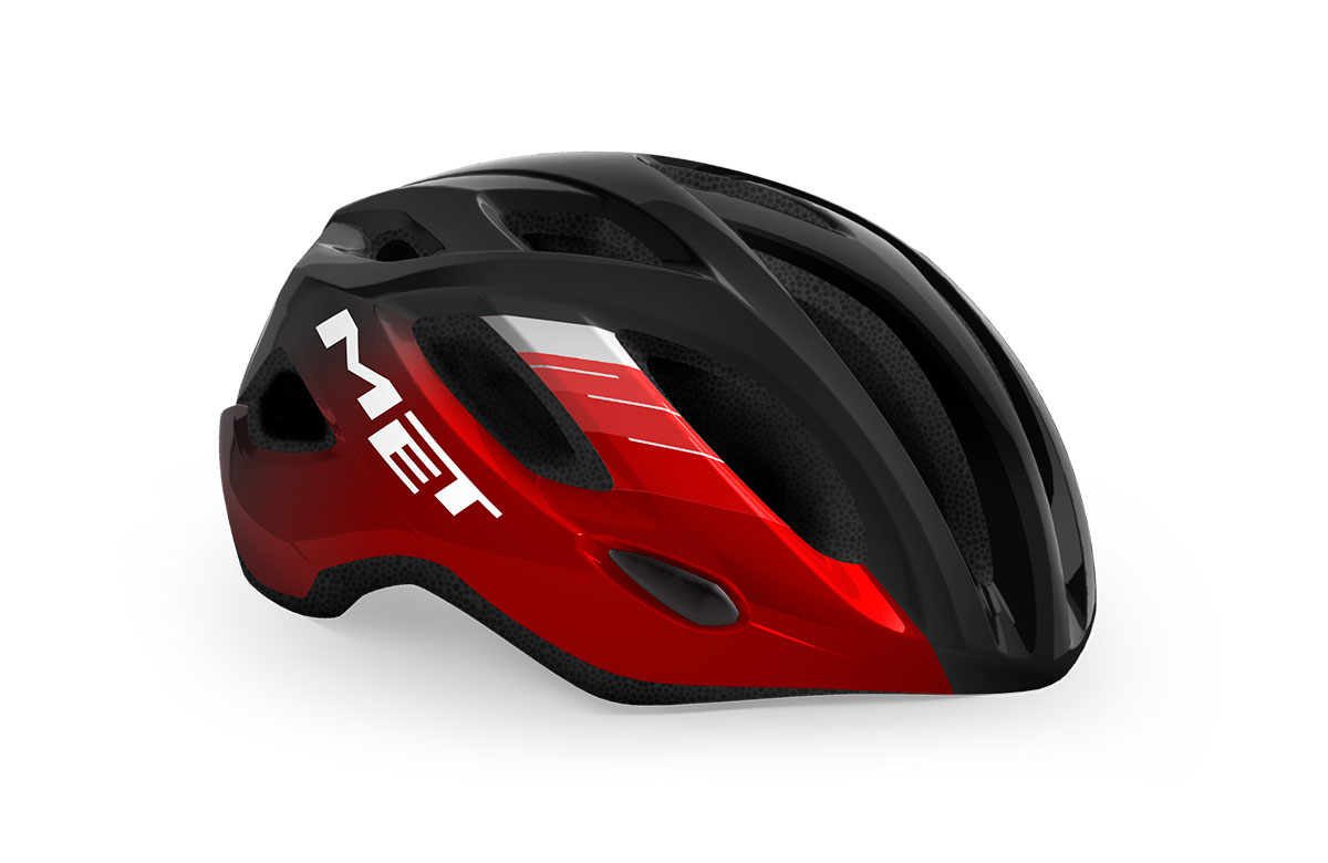 black and red bike helmet